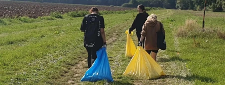 Maturanti z Gymnázia Vodňany uklidili 17 km území podél břehů Blanice